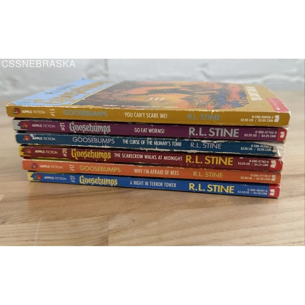 VINTAGE Goosebumps LOT of 6 Books~1990's 2st Printings‎